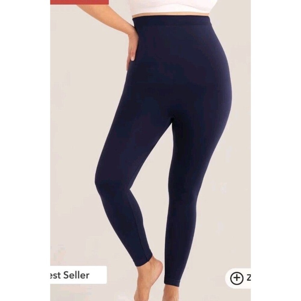 Empetua by Shapermint Womens 2XL High Waisted Shaping Leggings Blue 42075 96/4